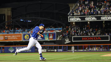Wilmer Flores after hitting a walk-off home run against the Washington Nationals on July 31, 2015, two days after he thought he was traded