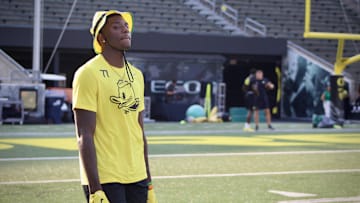 At 6-6, 250 Kendre Harrison is an athletic freak, a sleek power forward who also happens to be one of the country's best tight ends.