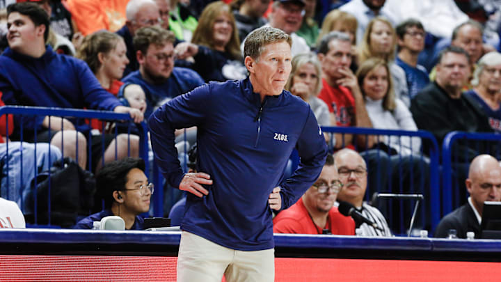 Gonzaga head coach Mark Few. Gonzaga head coach Mark Few.