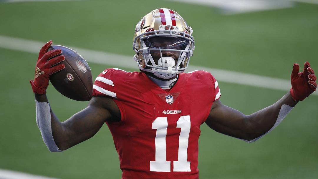 San Francisco 49ers wide receiver Brandon Aiyuk (11)