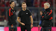 Dino Toppmöller (li.) mit Nagelsmann und Zembrod
