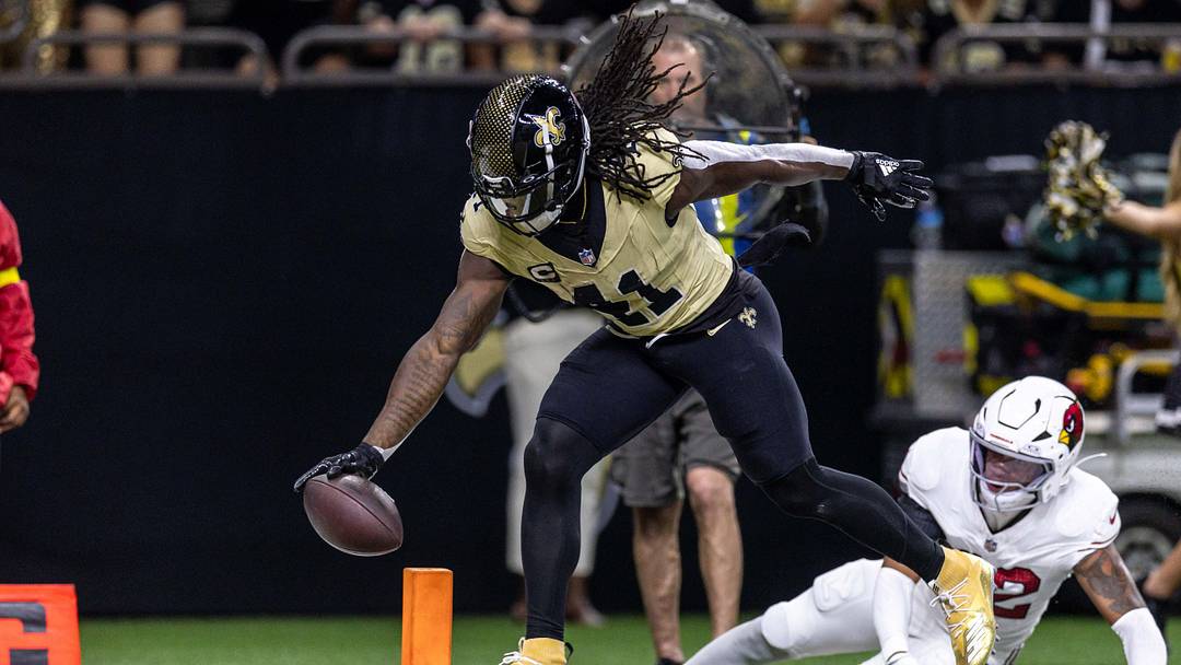 New Orleans Saints running back Alvin Kamara.
