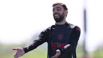 Manchester United Training Session And Press Conference - UEFA Europa League 2024/25 Semi Final