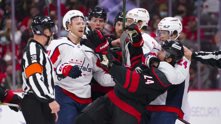 The Capitals and Hurricanes are set to face-off in Thursday night NHL action.