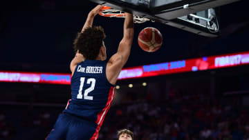 BASKETBALL-FIBA-U17-WORLD-CUP-ITALY-USA; Duke basketball recruiting prospect Cameron Boozer
