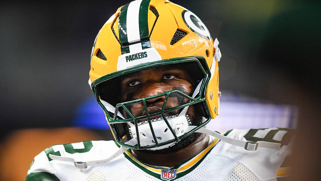 Green Bay Packers offensive lineman Jacob Monk