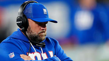 New York Giants Head Coach, Brian Daboll is shown during the fourth quarter, Sunday, September 21, 2025.