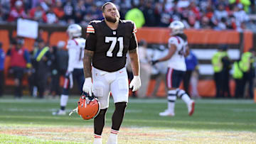Cleveland Browns offensive tackle Jedrick Wills Jr.