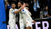 Iliman Ndiaye, Pierre-Emerick Aubameyang, Quentin Merlin - Olympique de Marseille