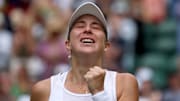 Belinda Bencic was emotional after making her first Wimbledon quarterfinals.