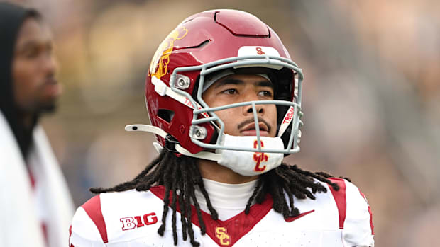 USC Trojans Lincoln Riley Jayden Maiava Sherrone Moore Michigan Wolverines Eric Gentry College Football Waymond Jordan Big 10