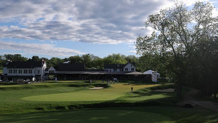 A general view of the Wissahickon Course at Philadelphia Cricket Club