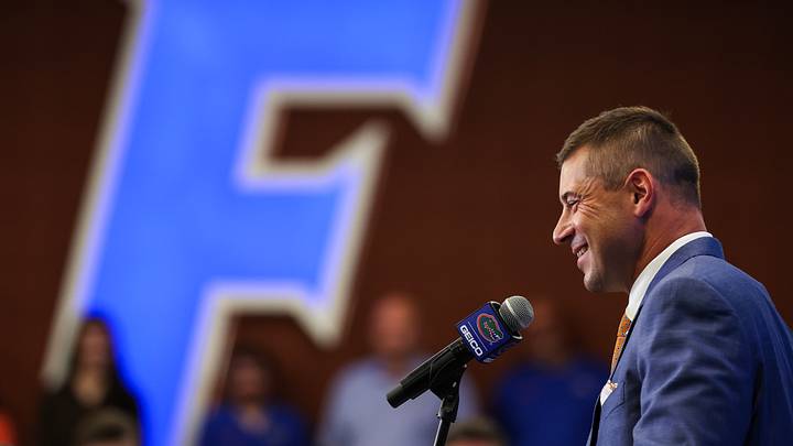 Florida Football Hosts Press Conference Introducing New Head Coach Jon Sumrall