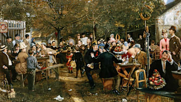'The Garden Party' by Johann Michael Kupfer.