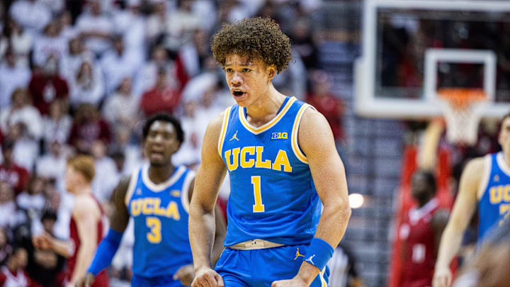 UCLA Bruins guard Trent Perry Mandatory Credit: Trevor Ruszkowski-Imagn Images