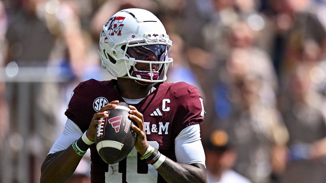 Sep 12, 2026; College Station, Texas, USA; Texas A&M Aggies quarterback Marcel Reed (10) looks to pass the ball against Arizona State Sun Devils at Kyle Field. Mandatory Credit: Maria Lysaker-Imagn Images Sep 12, 2026; College Station, Texas, USA; Texas A&M Aggies quarterback Marcel Reed (10) looks to pass the ball against Arizona State Sun Devils at Kyle Field. Mandatory Credit: Maria Lysaker-Imagn Images
