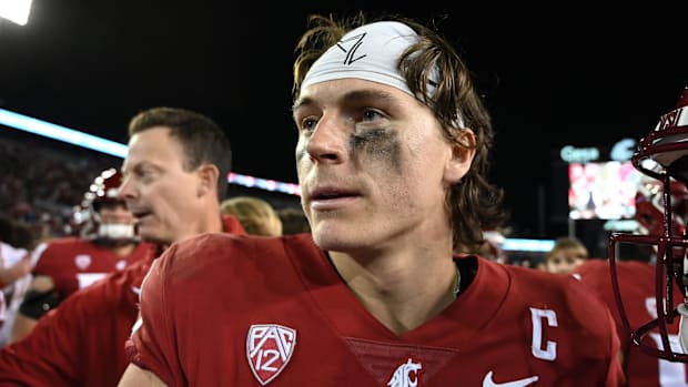 Washington State Cougars John Mateer Oklahoma Sooners Washington State Cougars John Mateer Oklahoma Sooners
