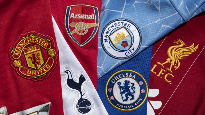 The Club Badges of the So-Called Top Six in English Football