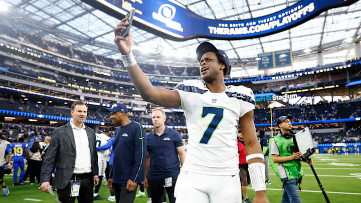 Geno Smith with the Seattle Seahawks