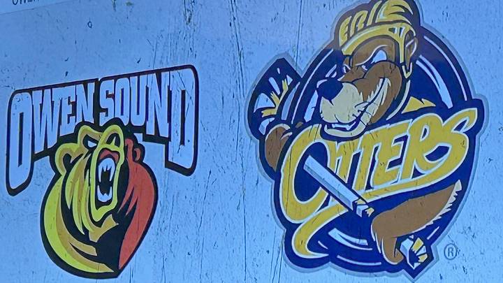 Logos for the Owen Sound Attack and the Erie Otters, Feb. 11, 2026.