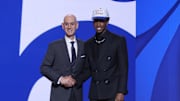 76ers guard VJ Edgecombe scored 15 points in his Las Vegas Summer League debut on Tuesday. 
