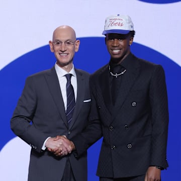 76ers guard VJ Edgecombe scored 15 points in his Las Vegas Summer League debut on Tuesday. 