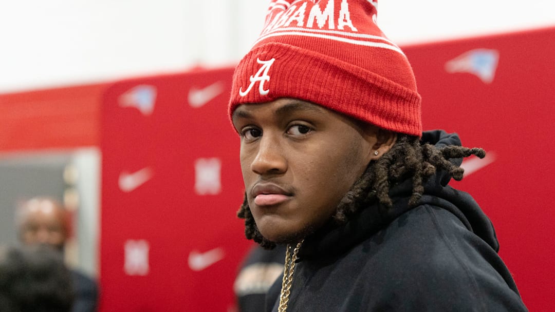 Dec. 3, 2025; Tuscaloosa, Alabama, USA; Hillcrest High’s Zay Hall signed to play for the University of Alabama on signing day in Tuscaloosa.