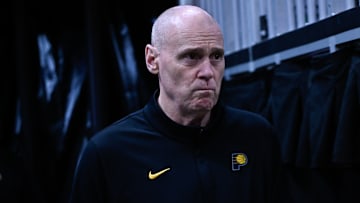 Indiana Pacers head coach Rick Carlisle against the Golden State Warriors.