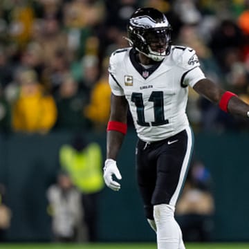 A.J. Brown let his frustration with the Eagles’ offense be known after their win this week. 