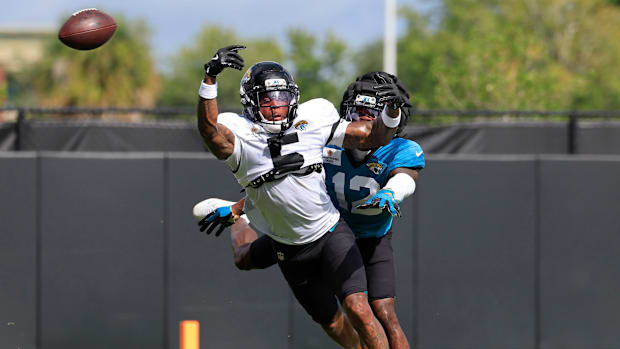 Jacksonville Jaguars, NFL, training camp, Travis Hunter Jr., Dyami Brown