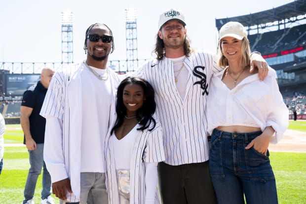 Jonathan Owens, Simone BIles, Tyler Hubbard, Hayley Stommel