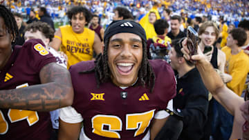 Arizona State Sun Devils offensive lineman Keona Peat (67) has entered the transfer portal.
