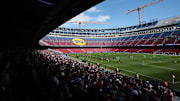 Le Camp Nou pas plein face à Bilbao
