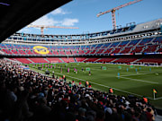 Le Camp Nou pas plein face à Bilbao