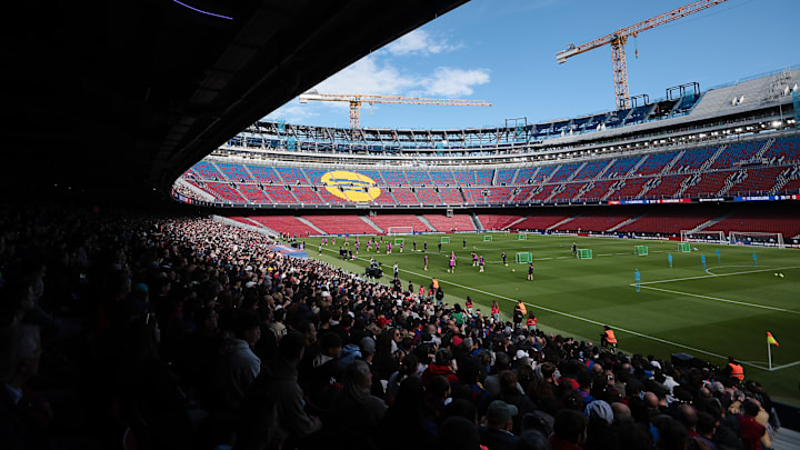 Le Camp Nou pas plein face à Bilbao Le Camp Nou pas plein face à Bilbao