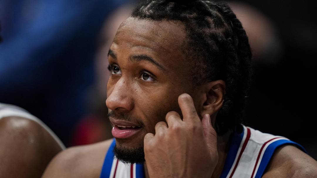 Kansas Jayhawks guard Darryn Peterson (22) reacts during the second half against the Iowa State Cyclones at Allen Fieldhouse on January 13, 2026.