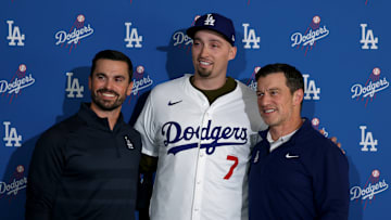 Los Angeles Dodgers Introduce Blake Snell