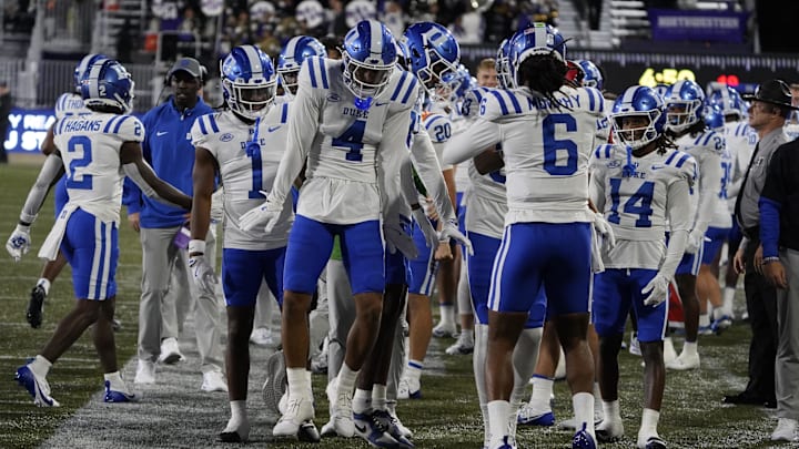 Duke football versus Northwestern