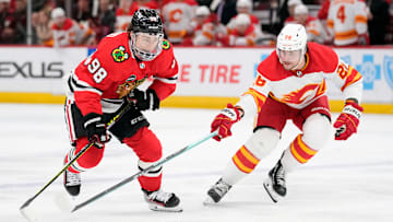 Calgary Flames v Chicago Blackhawks