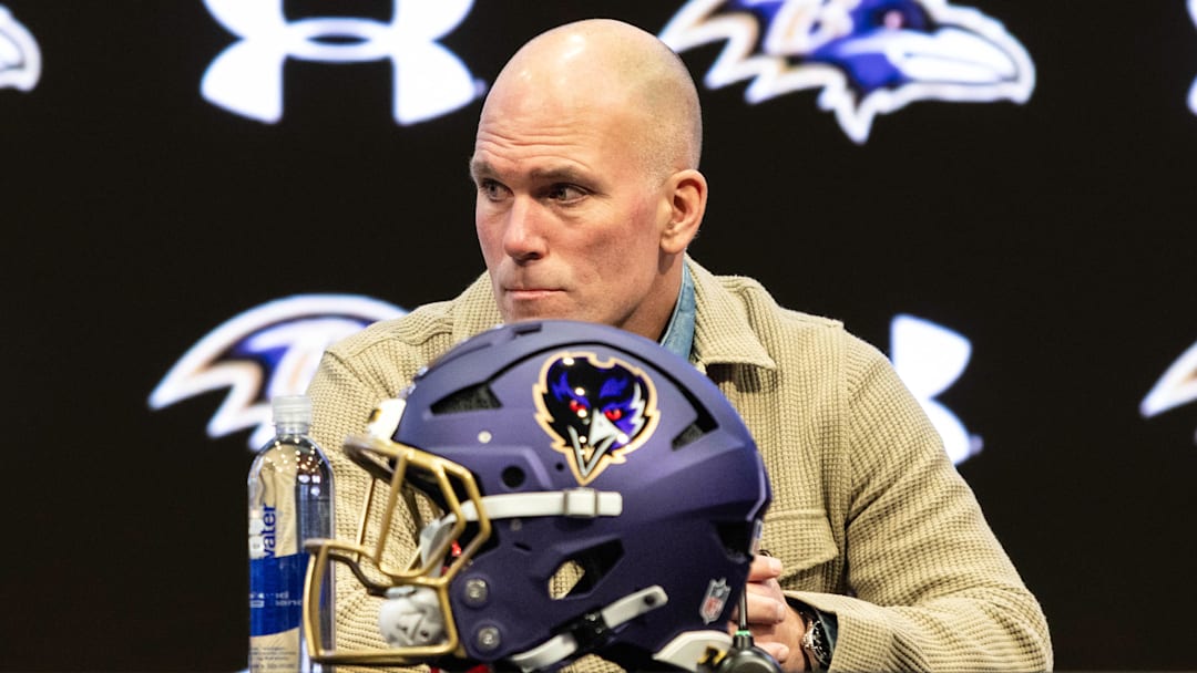 Baltimore Ravens general manager Eric DeCosta