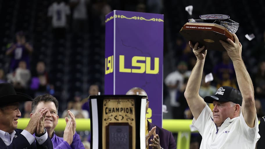 LSU’s Brian Kelly will need a bigger win than the Texas Bowl to avoid the ire of Tigers fans this season. | Thomas Shea-Imagn Images