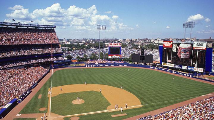 1992, Flushing, New York, USA; FILE PHOTO; General view of Shea Stadium home of the New York Mets. Mandatory Credit: RVR Photos-Imagn Images