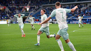 Werder Bremen beim Sieg in Hoffenheim