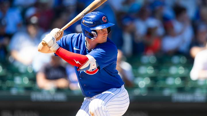 Chicago Cubs first baseman Josiah Hartshorn.