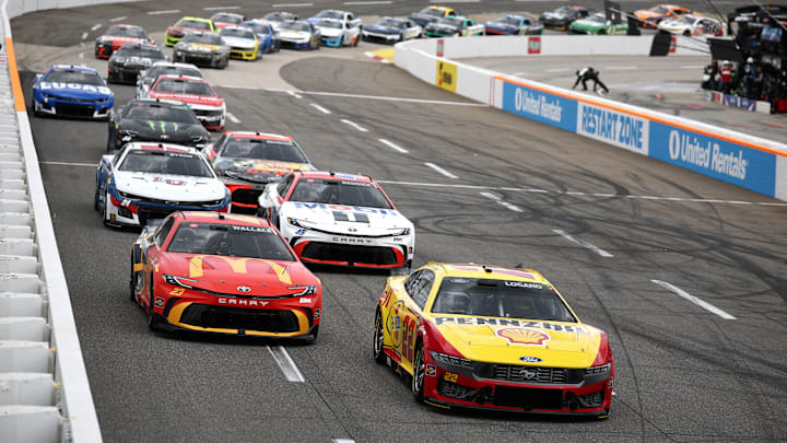 Bubba Wallace, 23XI Racing, Joey Logano, Team Penske, NASCAR