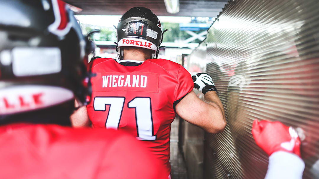 NY Jets offensive lineman Leander Wiegand