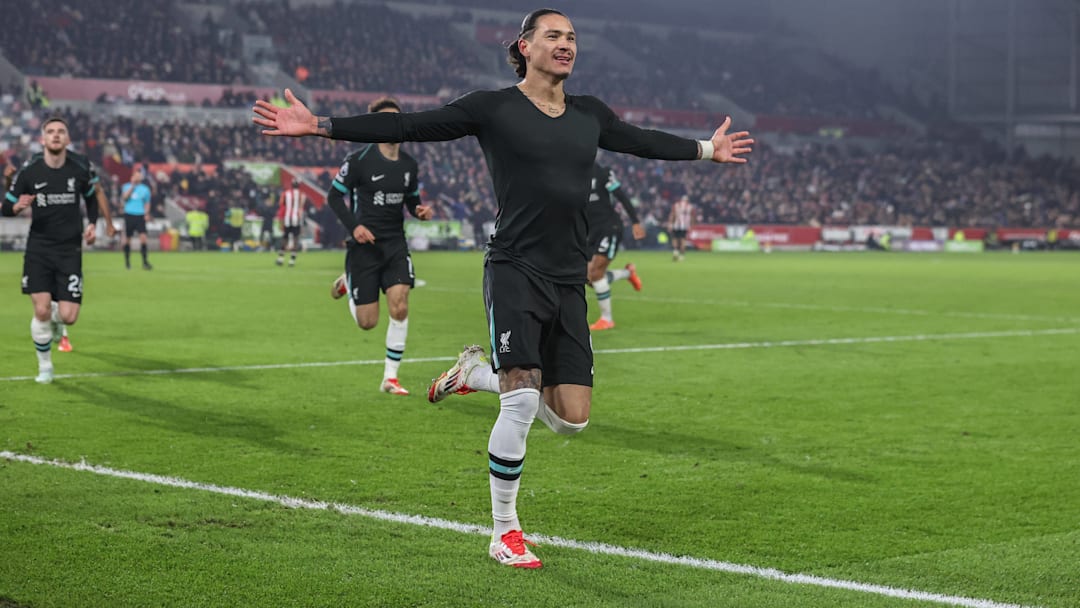 Liverpool striker Darwin Nunez came off the bench to score two late goals to seal a crucial 2-0 away win against Brentford.