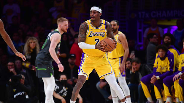 Los Angeles Lakers forward Jarred Vanderbilt