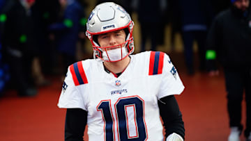 Jones led the Patriots to a 10-7 record and a playoff berth in his rookie season.