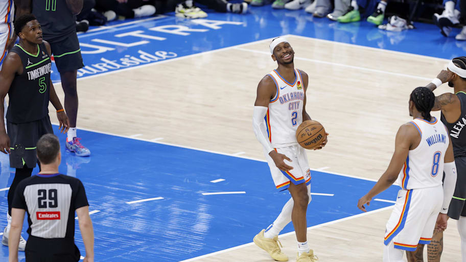 Oklahoma City Thunder star Shai Gilgeous-Alexander scored 31 points in a blowout victory in Game 1 of the Western Conference finals. | Alonzo Adams-Imagn Images